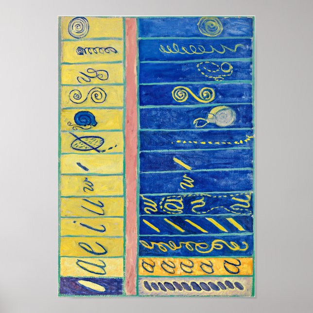 Poster Chaos Primordial, no 13 | Hilma af Klint | (Devant)