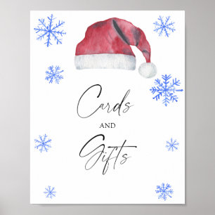 Poster Chapeau de Père Noël - CARTES ET CADEAUX