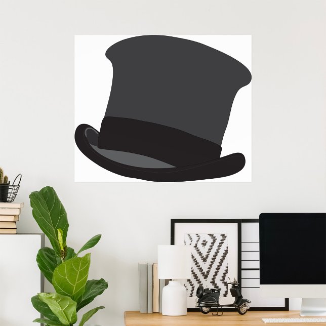 Poster Chapeau noir (Créateur téléchargé)