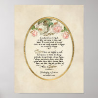 Chapitre Amour, 1 Corinthiens 13 Calligraphie