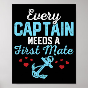 Poster Chaque capitaine a besoin d'un second