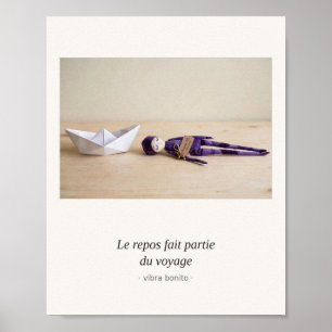 Poster Chaque couleur est un remède — Série Papier