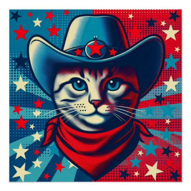 POSTER CHAQUE COWBOY UP-CAT 5 (Devant)