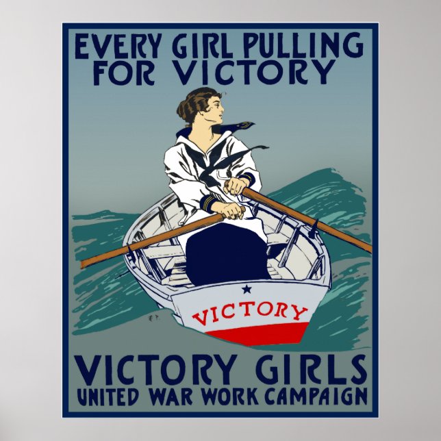 Poster Chaque Fille Tirant Pour La Victoire (Devant)
