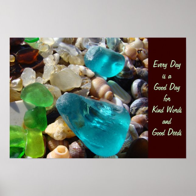 Poster Chaque jour Bonne journée Genre Words Good Deeds A (Devant)