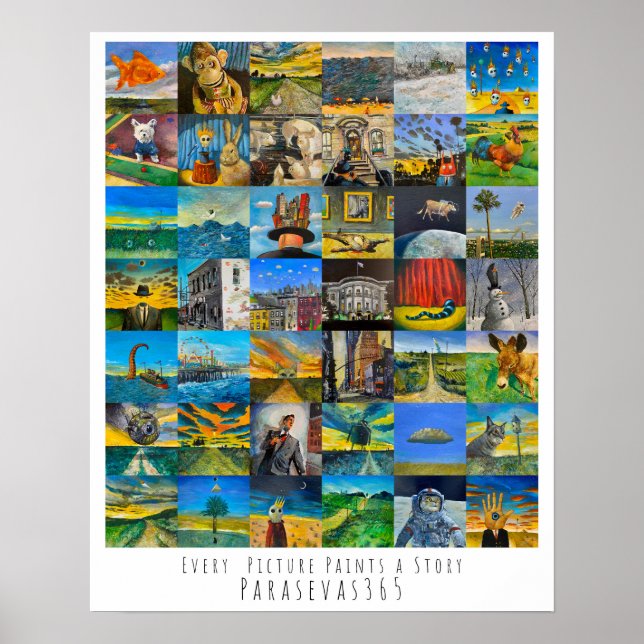 Poster Chaque photo peint une histoire (Devant)