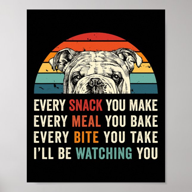 Poster Chaque Snack Que Vous Faites Chaque Repas Que Vous (Devant)
