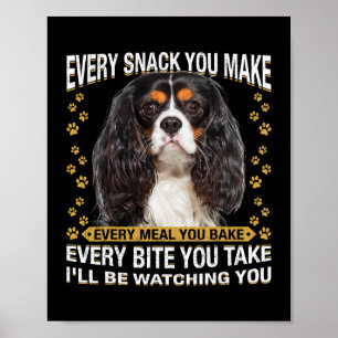 Poster Chaque Snack Que Vous Faites Drôle Cavalier King C