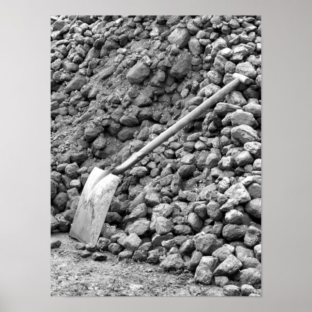 POSTER CHARBON POUR PUISSANCE À VAPEUR (Devant)