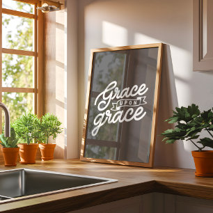 Poster Charcoal Christian Grace sur grâce