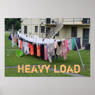 Poster Charge lourde