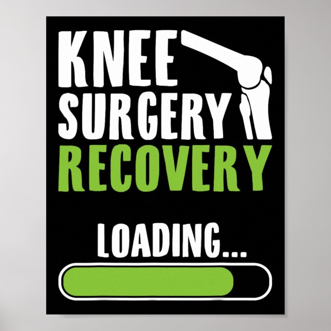 Poster Chargement de la chirurgie du genou - Remplacement (Devant)