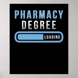 Poster Chargement des diplômes en pharmacie pour les étud