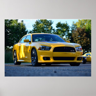 Poster Chargeur de Dodge SRT8 2013 Super Bee