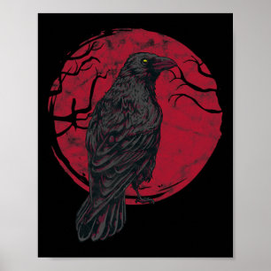 Poster Chariot de Corneille Noire Occulte Gothique Déplai