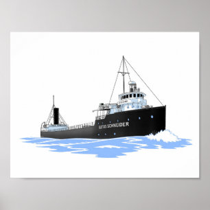 Poster Chariot des Grands Lacs Cletus Schneider dernier c