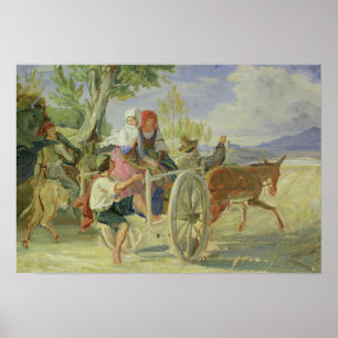 Poster Chariot italien