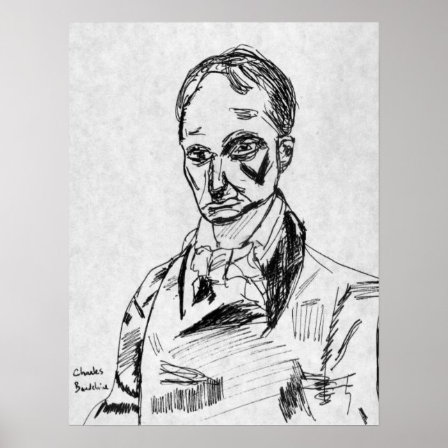 Poster Charles Baudelaire (Devant)