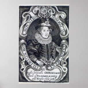 Poster Charles Blount, 8ème baron Mountjoy