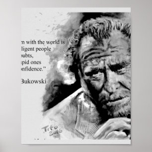 Poster Charles BUKOWSKI - citations
