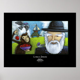 Poster Charles Darwin