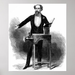 Poster Charles Dickens Dernière lecture