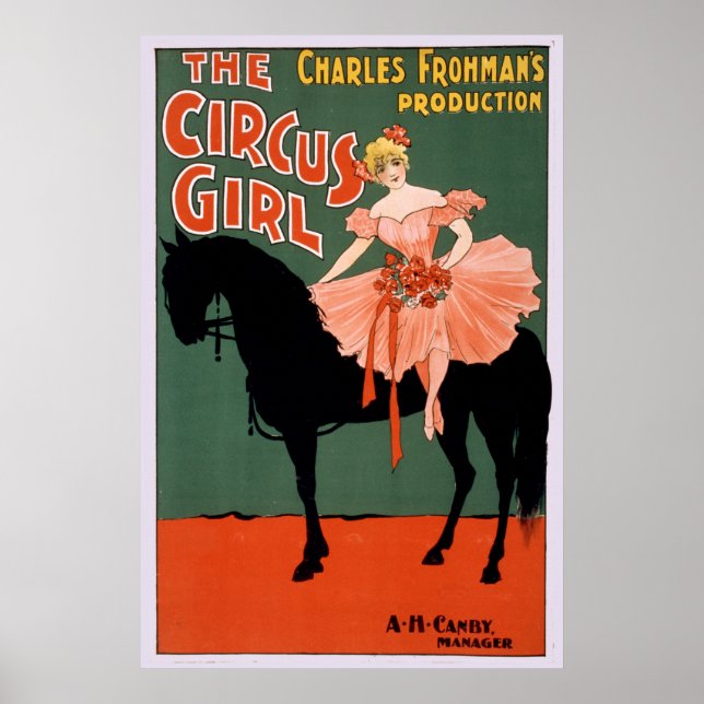 Poster Charles Frohman's Production, The Circus Girl 3 (Devant)