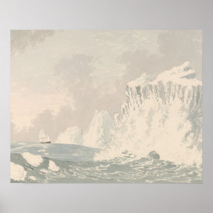 Poster Charles Hamilton Smith - Situation de H.M.S. Hecla