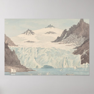 Poster Charles Hamilton Smith - Vue d'un iceberg