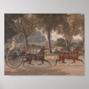 Poster Charles Hunt - Extraordinary Trotting Match