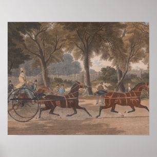 Poster Charles Hunt - Extraordinary Trotting Match