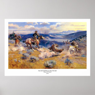 Poster Charles M. Russell's Loops and Swift Horses (1916)