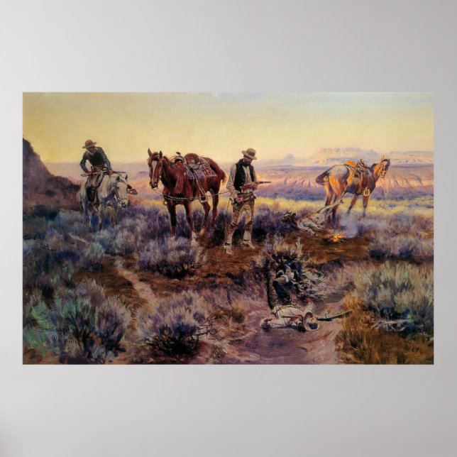 Poster Charles M. Russell's Paying the Fiddler (1919) (Devant)