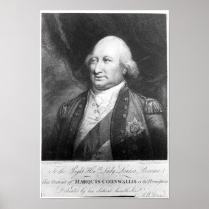 Poster Charles, marquis de Cornwallis, 1799