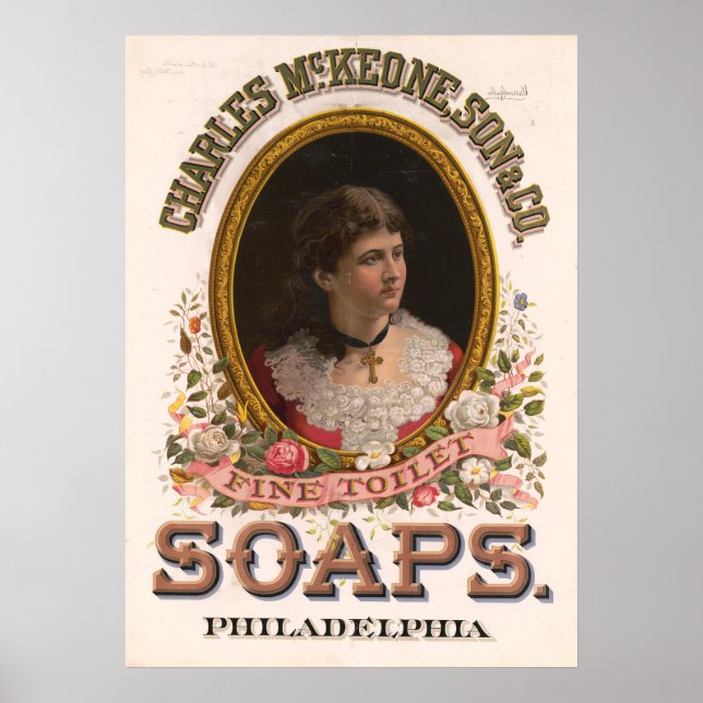 Poster Charles McKeone, Son & Co., Antique Soap Ad (Devant)