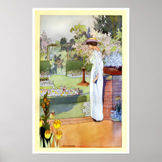 Poster Charles Robinson - Notre jardin sentimental 1914
