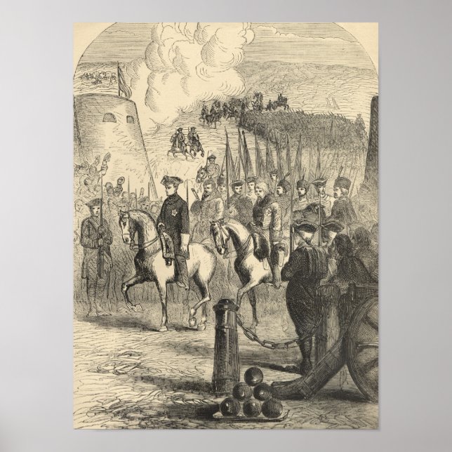 Poster Charles XII de Suède entrant à Copenhague (Devant)