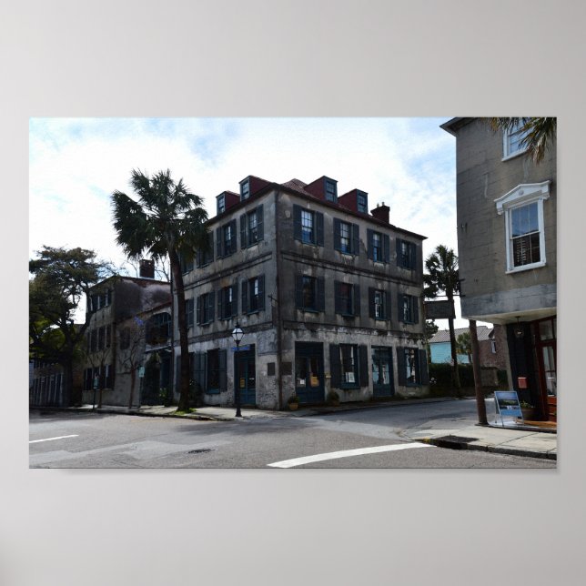 Poster Charleston French Quarter AR Gallery (Devant)