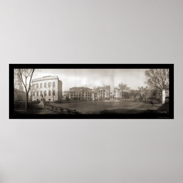 Poster Charleston SC Photo Carré 1909 (Devant)
