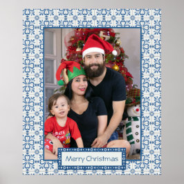 Poster Charleterie de Noël et pétales de fleurs