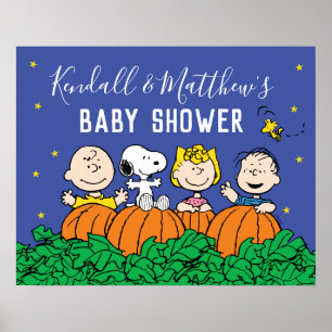 Poster Charlie Brown et le Baby shower Citrouille de Gang