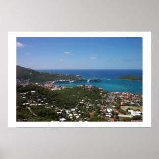 Poster Charlotte Amalie Harbour