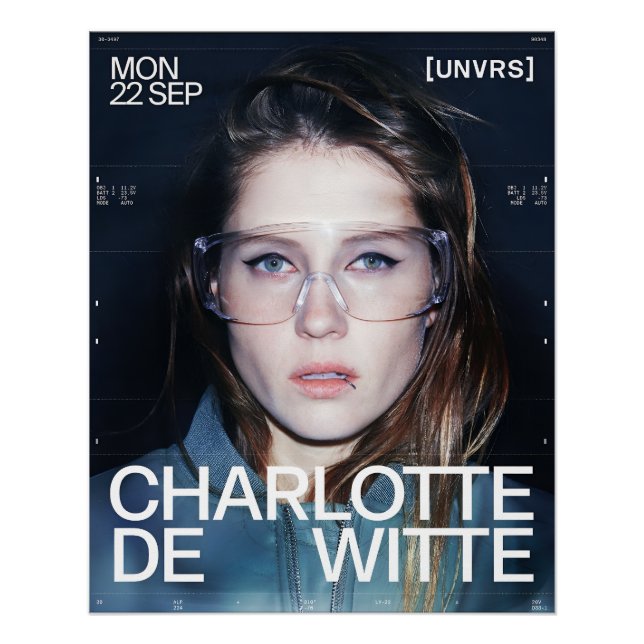 Poster Charlotte de Witte (Devant)