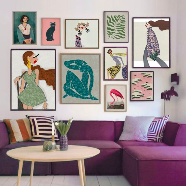 Poster Charlotte Est Une Bonne Illustration De Mode (Créateur téléchargé)