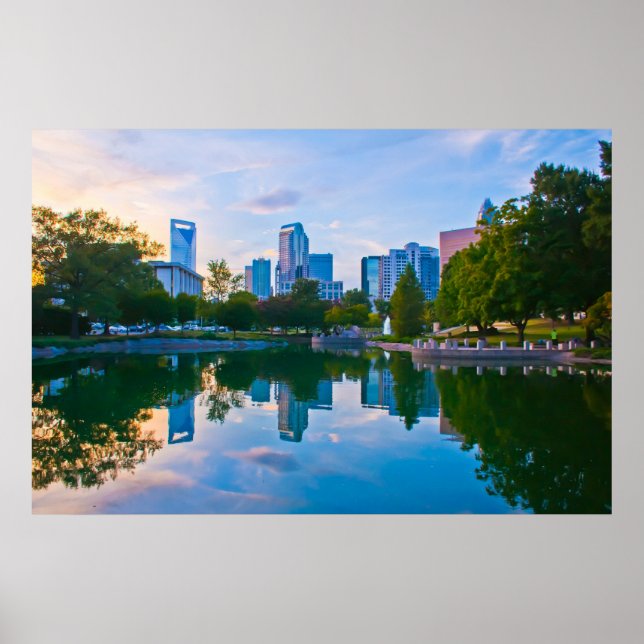 Poster Charlotte NC (Devant)