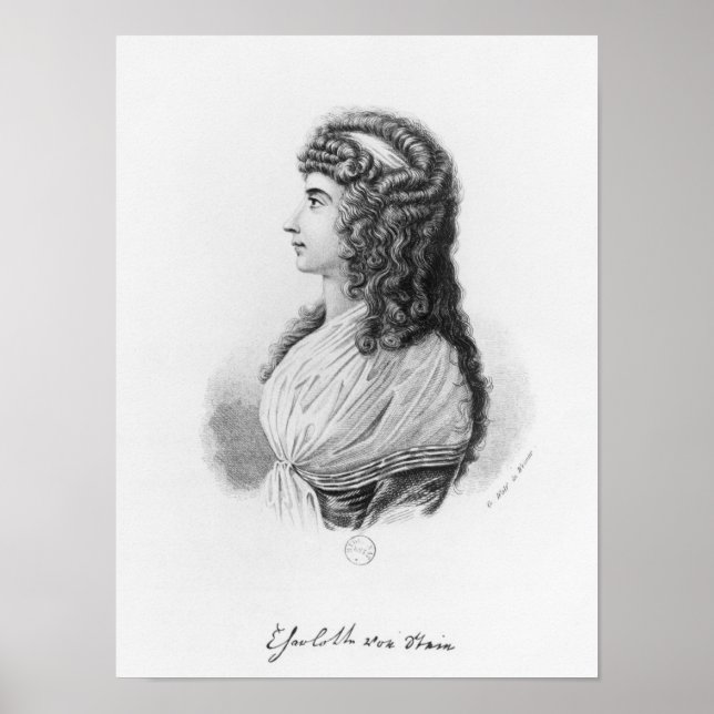 Poster Charlotte von Stein, née von Schardt, fin (Devant)