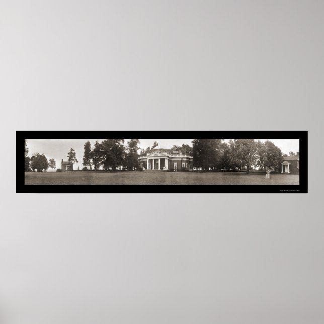 Poster Charlottesville VA Photo 1911 (Devant)