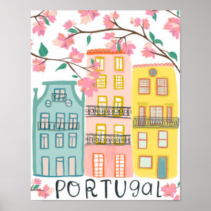 Poster Charmante Portugal maisons artisanales