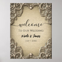 Charme élégant du Sud Mariage rustique en toile de