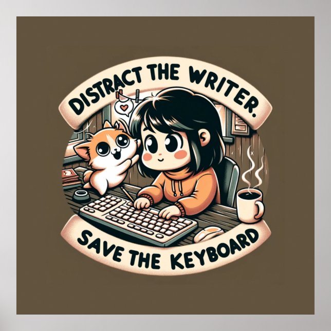 Poster Charming Chaos : Les maux de l'écrivain (Devant)